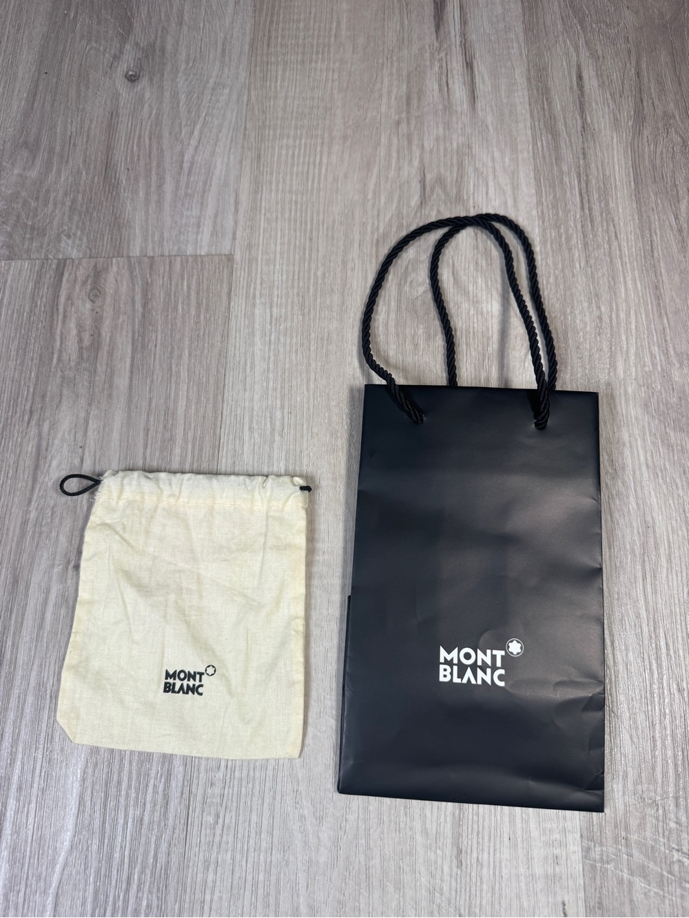 Montblanc Men's Black Luxury Gift Bag with dust bag